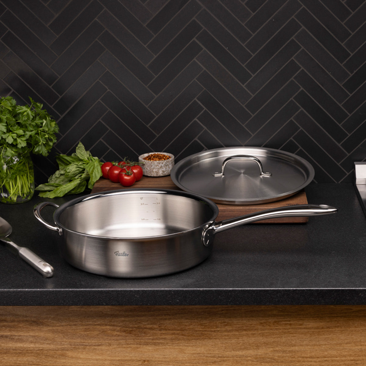 M5 Pro-Ply® Sauté Pan with Metal Lid