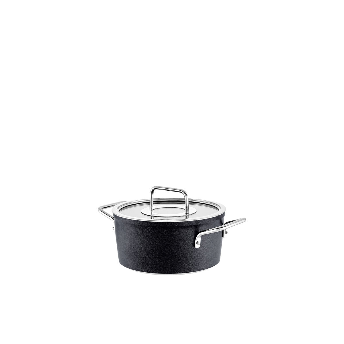 Fissler Adamant® Kochtopf mit kratzfester Beschichtung und Glasdeckel - modernes, langlebiges Design, Made in Germany.