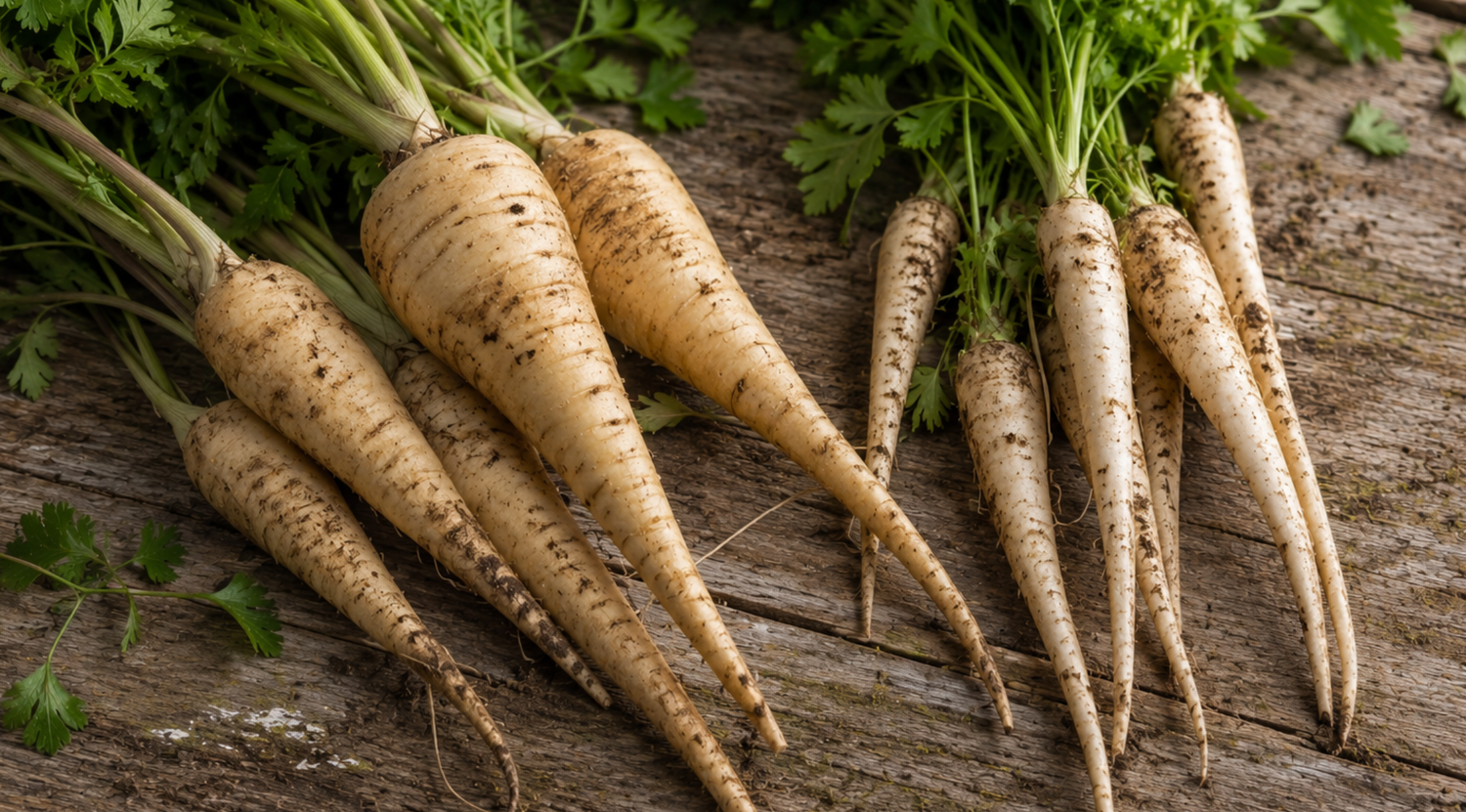 Petersilienwurzel oder Pastinake? Zwei Wurzeln, zwei kulinarische Ideen