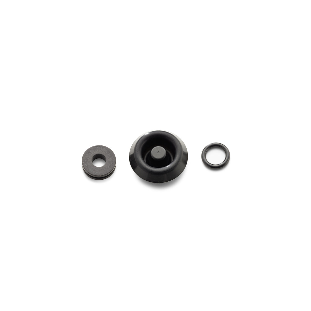 Hochwertige Fissler Vitaquick®-Teile: Rollmembrane, O-Ring und Ventilsitzdichtung, präzisionsgefertigt für dauerhafte Leistung.