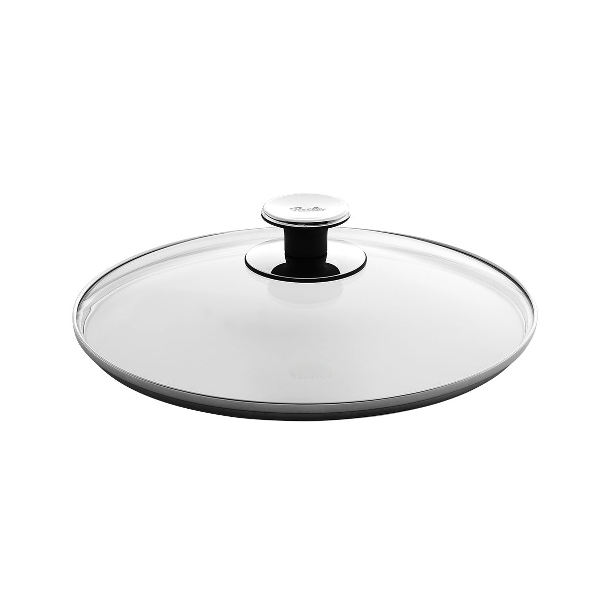Der Fissler Glasdeckel ist ein klarer, haltbarer Deckel mit einem silber-schwarzen Griff, der genau auf das Fissler Kochgeschirr abgestimmt ist. Spülmaschinenfest.