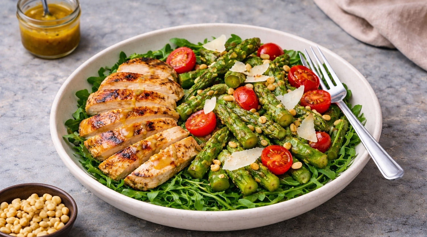 spargelsalat-mit-saftiger-hahnchenbrust-parmesan-honig-senf-dressing